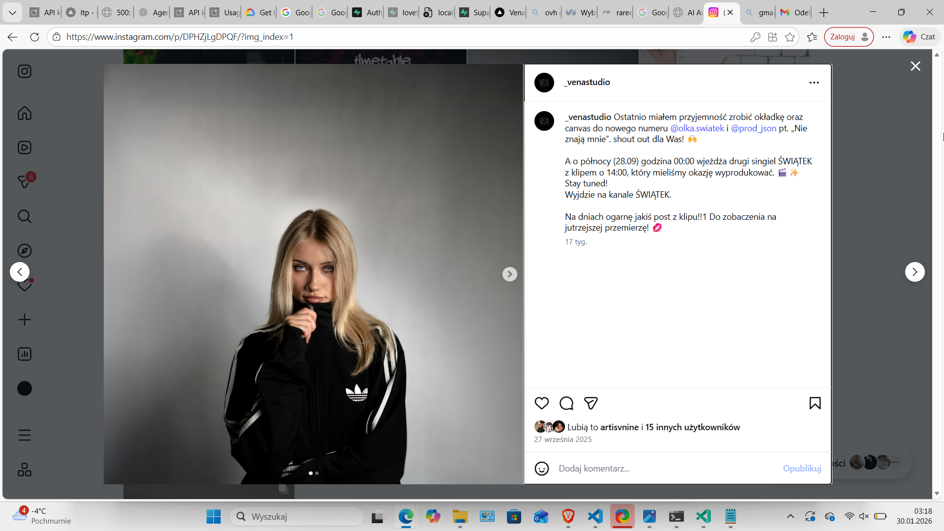 ŚWIĄTEK — okładka & canvas